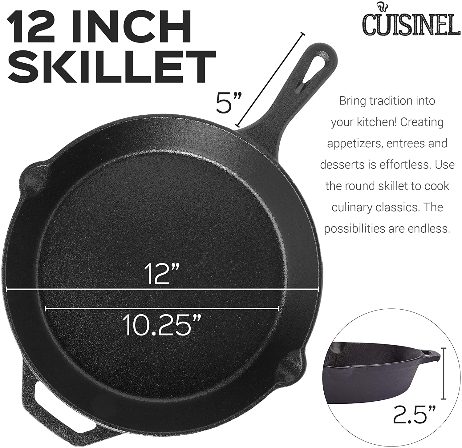 Cuisinel Cast Iron Skillet Review