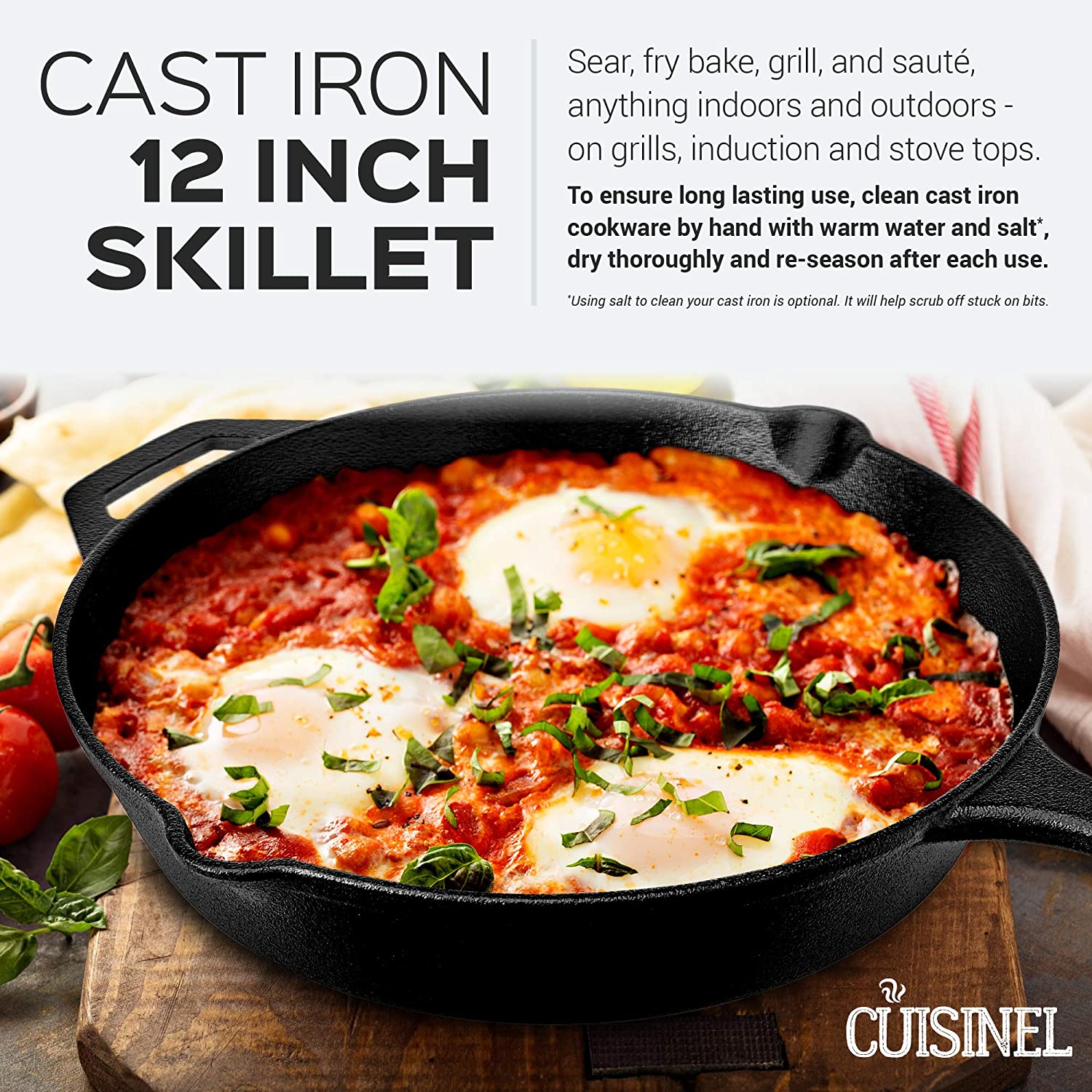 Cuisinel Cast Iron Skillet Review