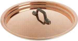 copper pans lid